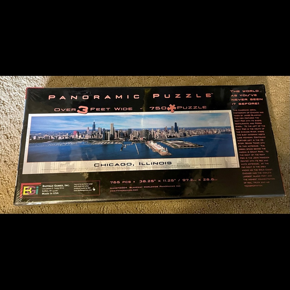 Chicago, Illinois Panoramic Puzzle